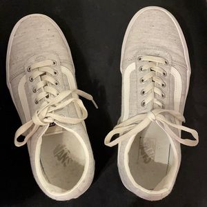 Gray women size 10 vans, only one year use